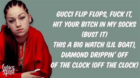 Bhad Bhabie – Gucci Flip Flops Lyrics .